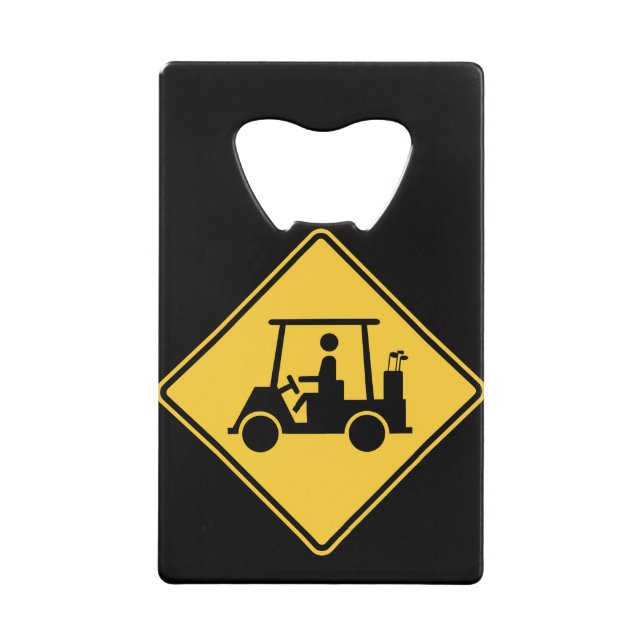 Golf Cart Caution Sign (Front)