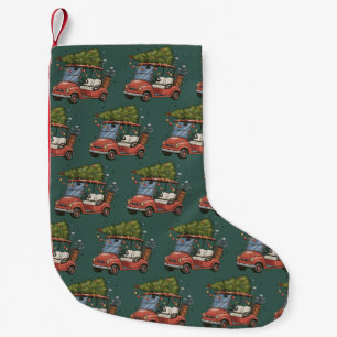Golf Cart Christmas Tree Golf Lover Gift Small Christmas Stocking