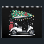 Golf Cart Christmas Tree Lights Xmas Sport Golfer  Calendar<br><div class="desc">Golf Cart Christmas Tree Lights Xmas Sport Golfer Golfing</div>
