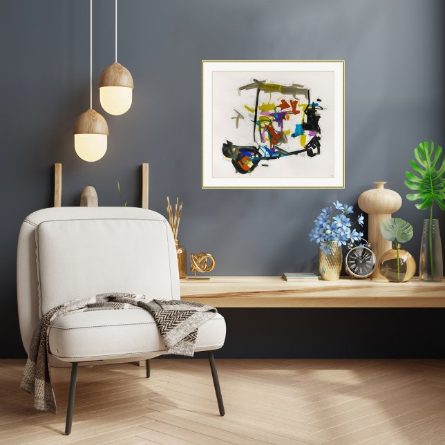 Golf Cart Composition II - Canvas Art Print (Creator Uploaded)