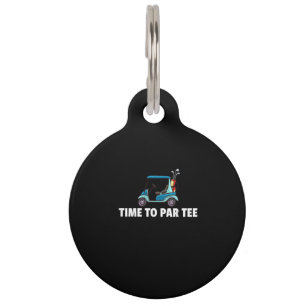 Golf Cart Gift Golfing Golfer Funny Men Pet Tag