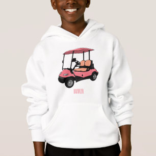 Golf cart / golf buggy cartoon illustration