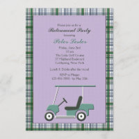 Golf Cart Invitation