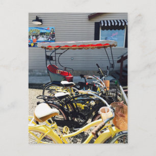 "Golf Cart on Middle Bass Island" Greeting Card