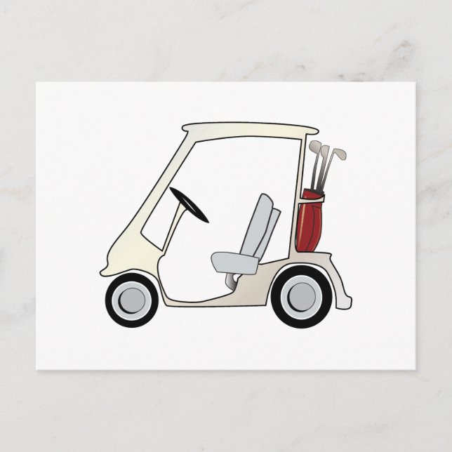 golf_cart postcard (Front)