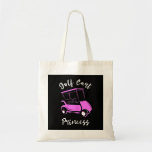 Golf Cart Princess Golf Cart Golfer Girls Tote Bag