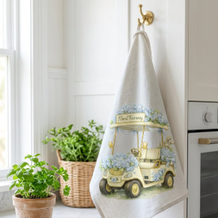 Golf Cart Tea Towel Gift for Women