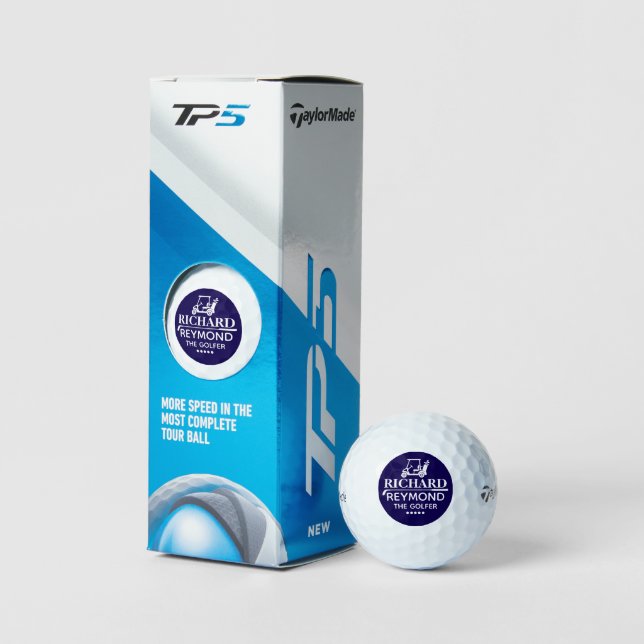 Golf Cart - the Golfer Mark dark-blue Balls (Packaging)