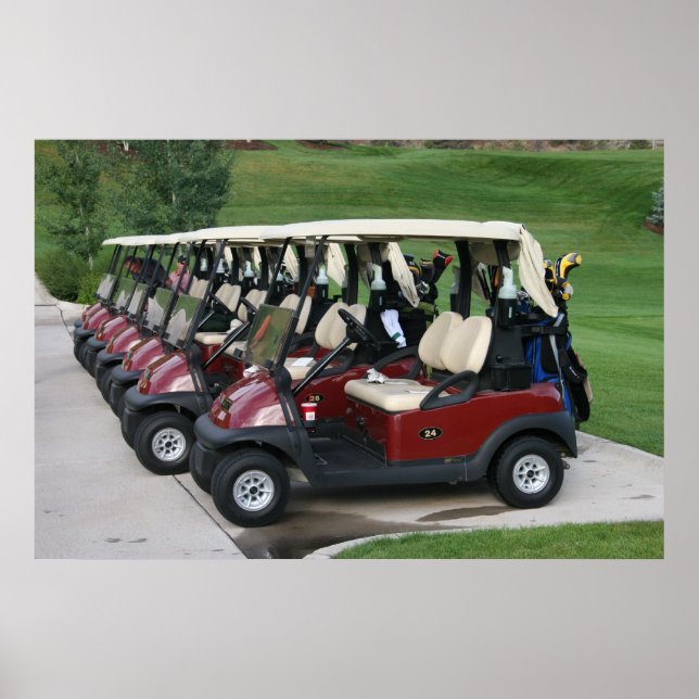 Golf Carts Poster (Front)