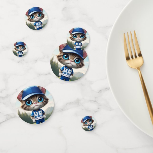 Golf Cat Confetti (Group)