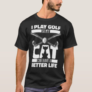 Golf Cat Golfer Golfing Golf T-Shirt