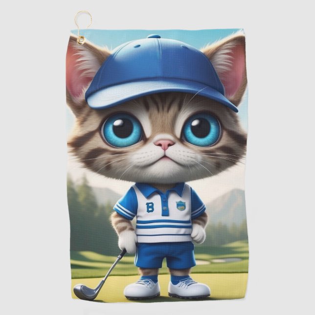 Golf Cat Towel (Front)