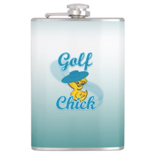 Golf  Chick #3 Hip Flask