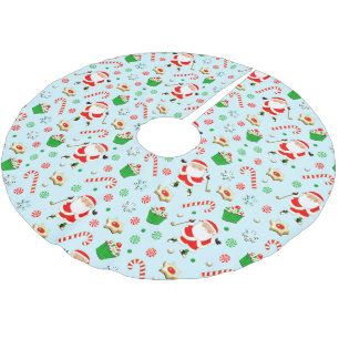 Golf Christmas Brushed Polyester Tree Skirt