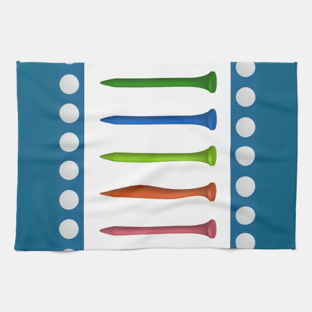  Golf Christmas Gifts Golf themed Tea Towel (Horizontal)