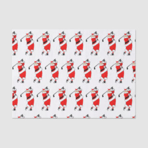 Golf Christmas Holiday Gift Tissue Paper