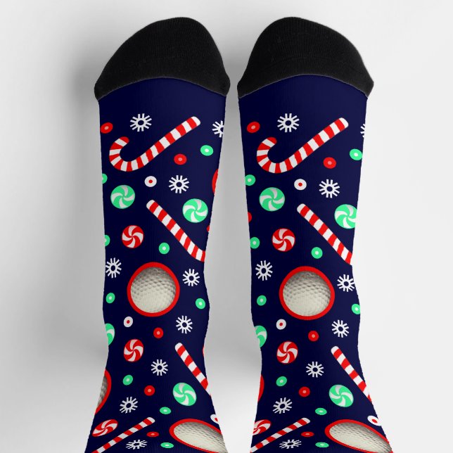 Golf Christmas Holiday Gifts Socks (Top)