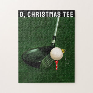 Golf Christmas Holiday Jigsaw Puzzle