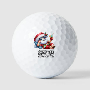 Golf Christmas Holiday Summer themed for golfer  Golf Balls
