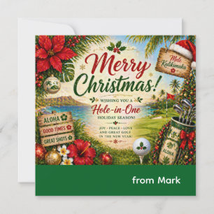 Golf Christmas in Hawaii