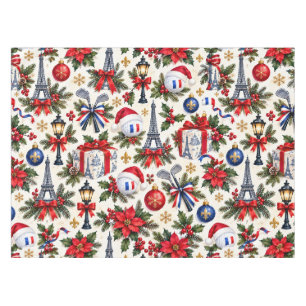 Golf Christmas in Paris France Tablecloth