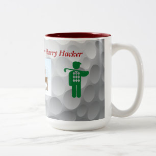 Golf Christmas mug