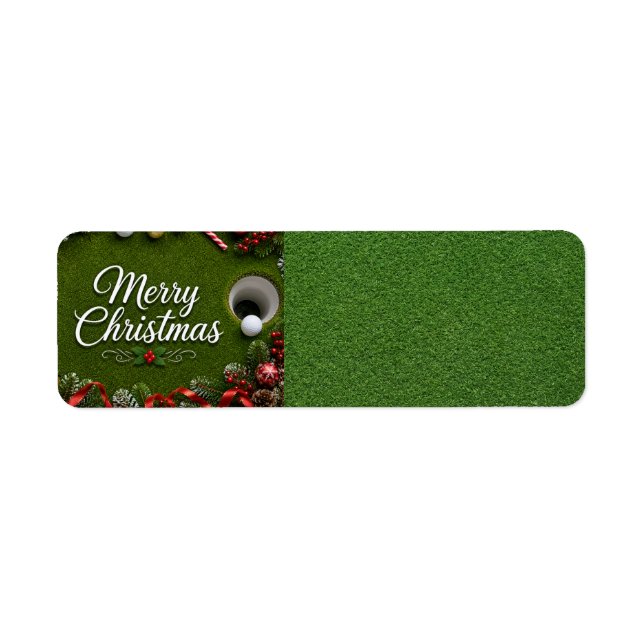 Golf Christmas on putting green (Front)