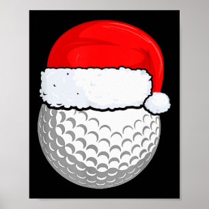 Golf Christmas Pajama Shirt, Men Women Kids Poster