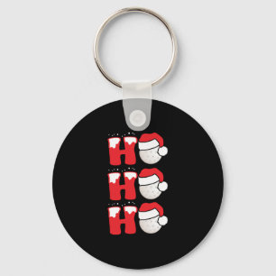 Golf Christmas Santa Xmas Apparel Key Ring