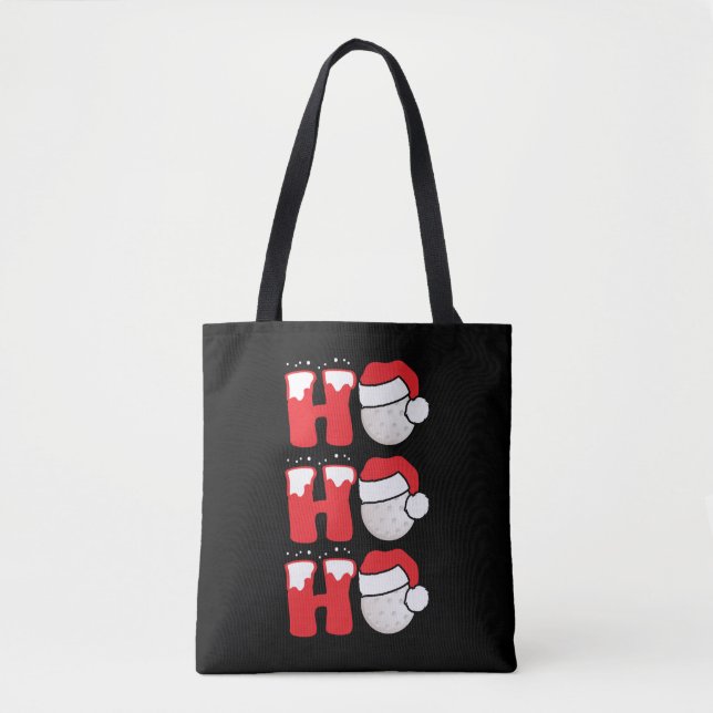 Golf Christmas Santa Xmas Apparel Tote Bag (Front)