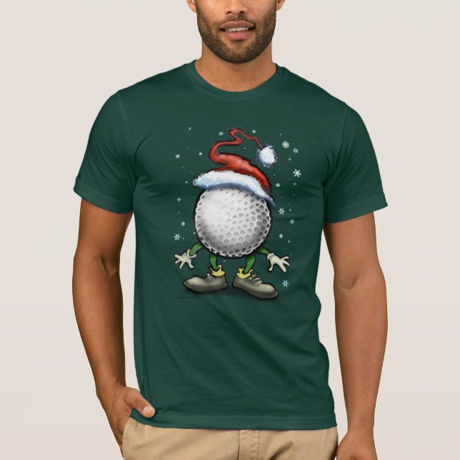 Golf Christmas T-Shirt (Front)