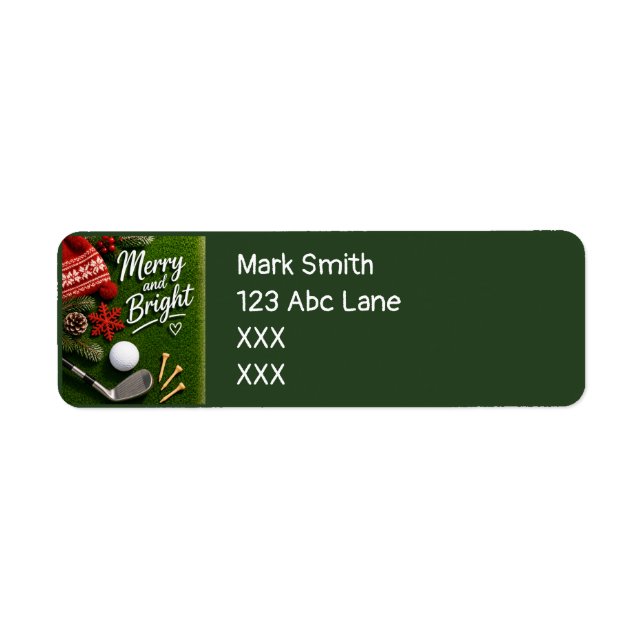Golf Christmas themed (Front)