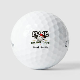 Golf Christmas themed Balls
