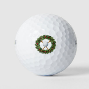 Golf Christmas themed Balls