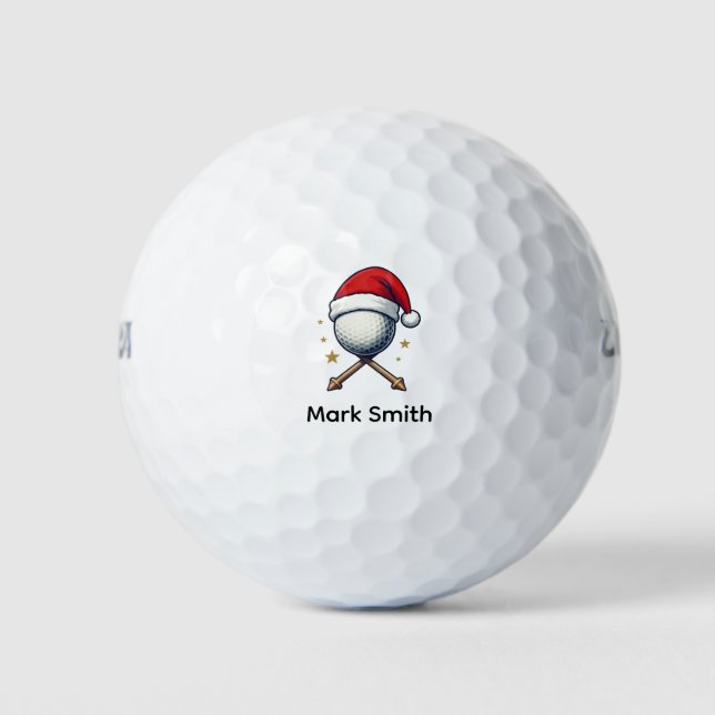 Golf Christmas themed Balls (Front)