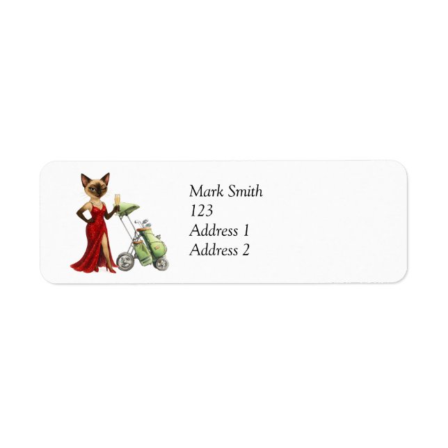 Golf Christmas themed for Cat Lover Golfer Golfing (Front)