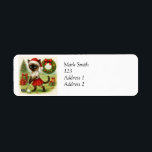 Golf Christmas themed for Cat Lover Golfer Golfing<br><div class="desc">Add a festive touch to your gifts with this Golf Christmas Cat Lover Golfer Golfing label. Featuring a charming cat golfer in a holiday setting,  this label is perfect for golf lovers and cat enthusiasts,  making your holiday presents extra special and personalised.</div>