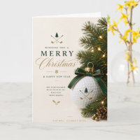 Golf Christmas themed for Golfer