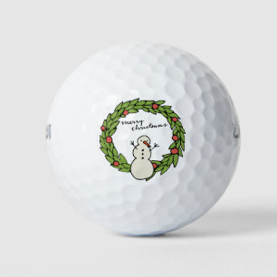 Golf Christmas themed for Golfer  Golf Balls