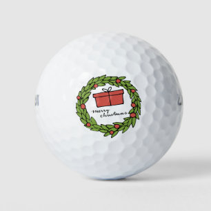 Golf Christmas themed for Golfer  Golf Balls