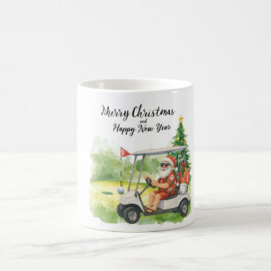 Golf Christmas themed for golfer on course Coffee Mug