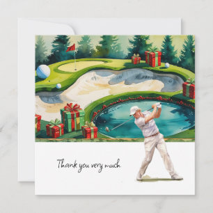 Golf  Christmas themed for golfer thank you gifts