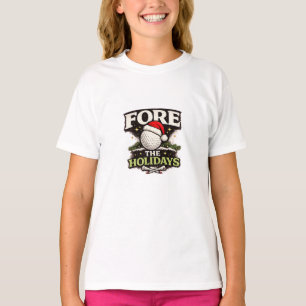 Golf Christmas themed  T-Shirt