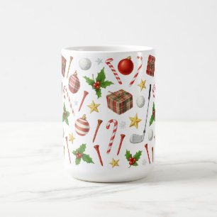 Golf Christmas themed with ball  gifts for golfer Coffee Mug