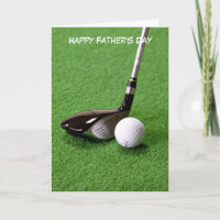 Golf Club and Ball Father's Day