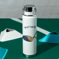 Golf Club and Ball Personalised Golfers Name