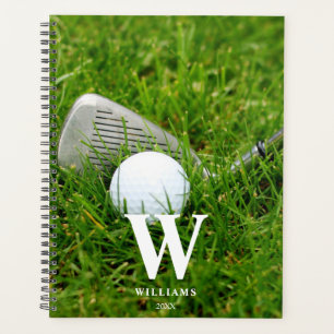 Golf Club and Ball Personalised Planner