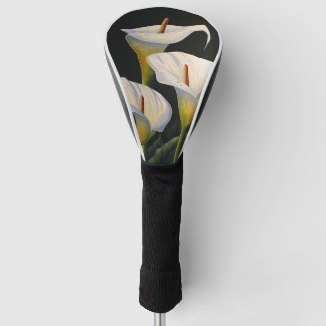 Golf Club Cover Arum Lily (Front)
