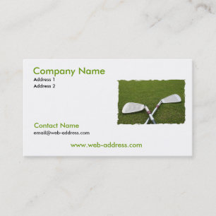 Golf Club Design Business Card