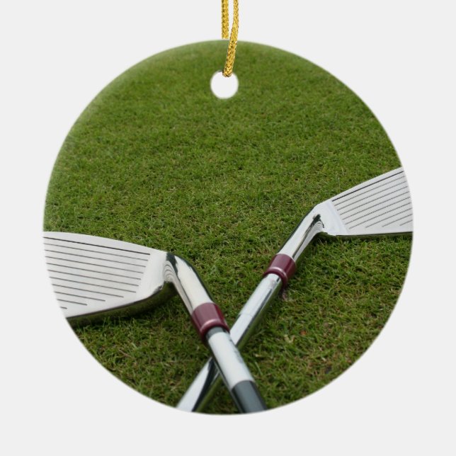 Golf Club Design Ornament (Front)